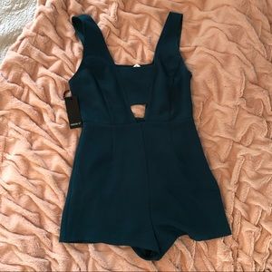 Teal Forever 21 Romper
